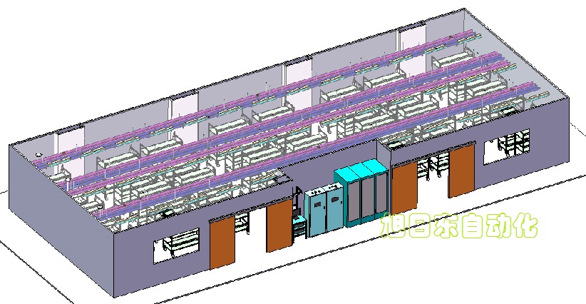 老化房3D结构图